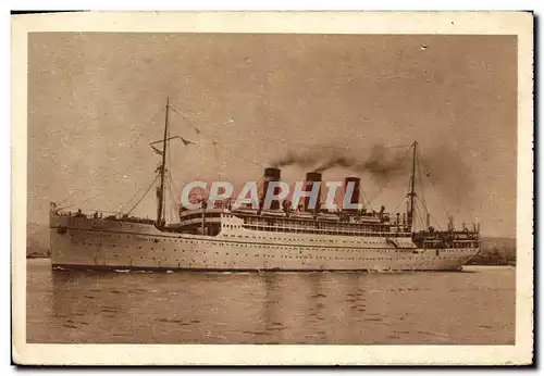 Cartes postales Bateau Paquebot Fabre Line SS Patria