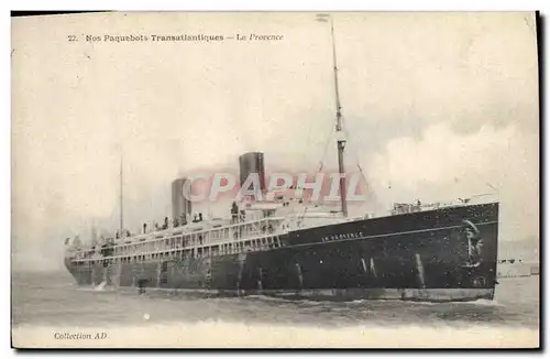 Ansichtskarte AK Bateau Paquebot La Provence