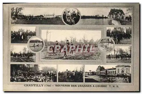 Cartes postales Chasse a courre Chantilly