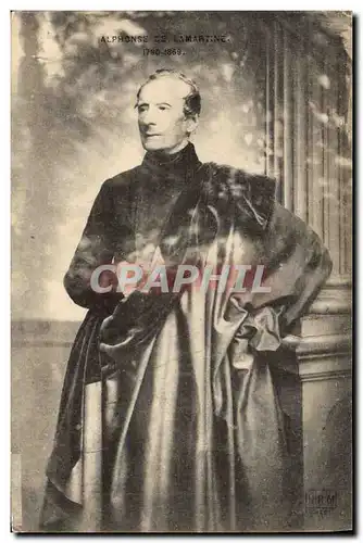 Cartes postales Alphonse de Lamartine