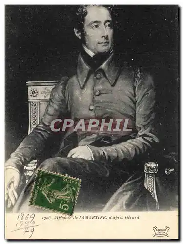 Cartes postales Lamartine d&#39apres Gerard