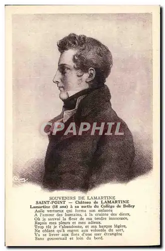 Cartes postales Saint Point Chateau de Lamartine