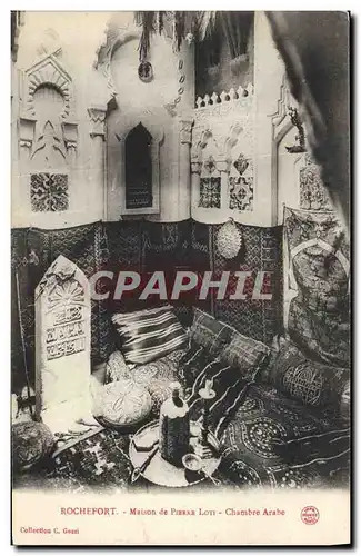Cartes postales Rochefort Maison de Pierre Loti Chambre arabe