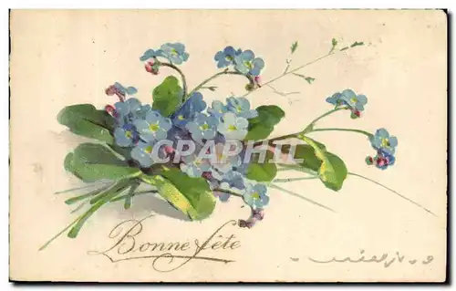 Cartes postales Fantaisie Illustrateur Fleurs