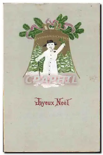 Ansichtskarte AK Bonhomme de neige Noel