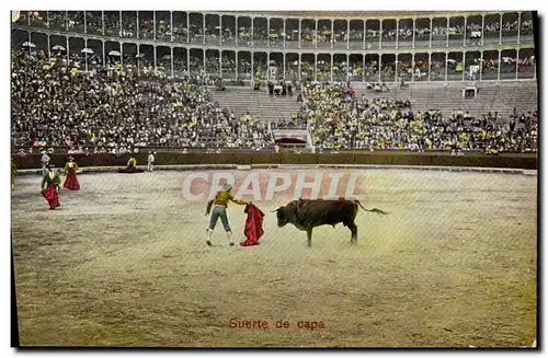 Cartes postales Corrida Course de taureaux Suerte de capa