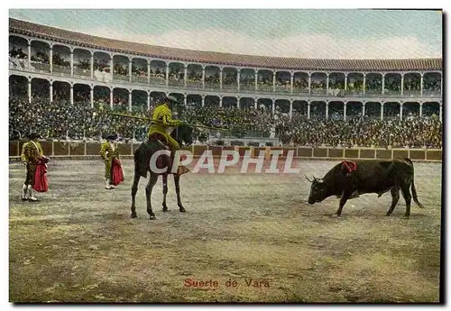 Cartes postales Corrida Course de taureaux Suerte de Vara