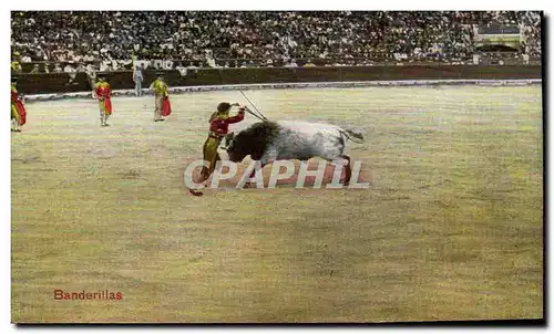 Cartes postales Corrida Course de taureaux Banderillas