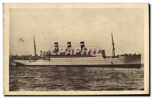 Cartes postales Bateau Paquebot SS Providence Cie Cyp Fabre