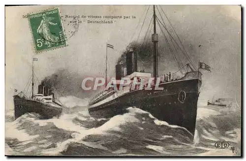 Cartes postales Bateau Paquebot Deutschland