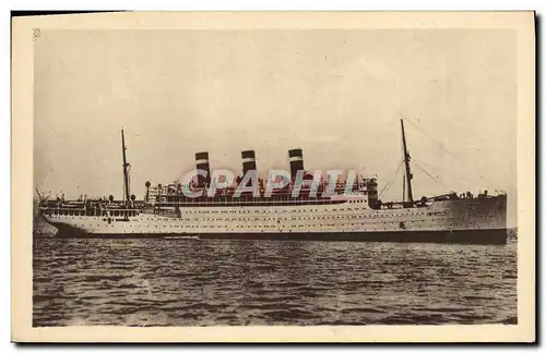 Cartes postales Bateau Paquebot SS Providence Cie Cyp Fabre