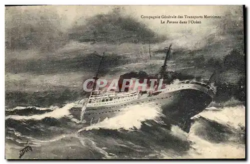 Cartes postales Bateau Paquebot Le Panama dans l'ocean