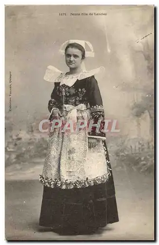 Cartes postales Folklore Jeune fille de Lanriec