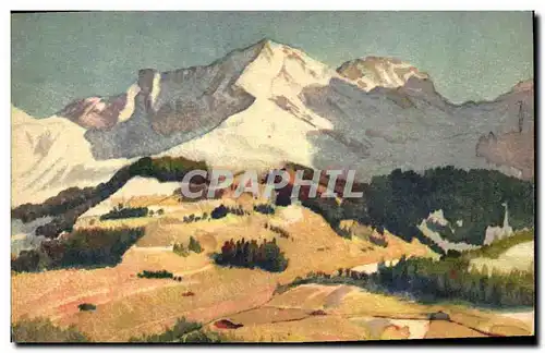 Cartes postales Fantaisie Illustrateur Paysage