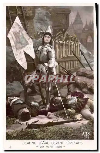 Cartes postales Jeanne d&#39Arc devant Orleans