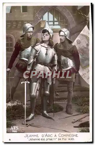 Cartes postales Jeanne d&#39Arc a Compiegne