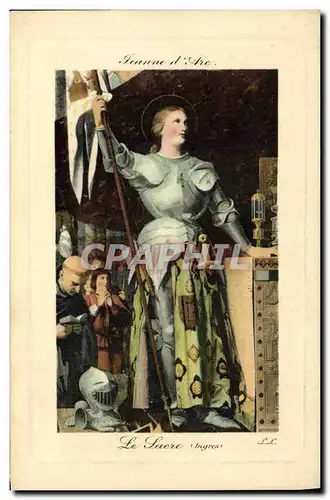 Ansichtskarte AK Jeanne d&#39Arc Le sacre Ingres