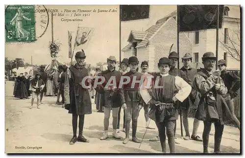 Cartes postales Compiegne Fetes en l&#39honneur de Jeanne d&#39Arc Corporations