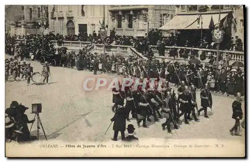 Cartes postales Orleans Fetes de Jeanne d&#39Arc Groupe de guerriers