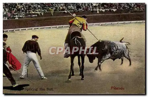 Cartes postales Corrida Course de taureaux Picando