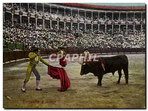 Cartes postales Corrida Course de taureaux Entrando a matar