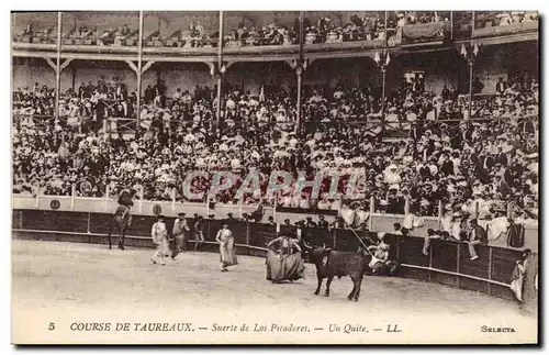 Cartes postales Corrida Course de taureaux Suerte de Los Picadores Un Quite