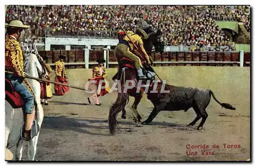 Cartes postales Corrida Course de taureaux Corrida de Toros Une vara