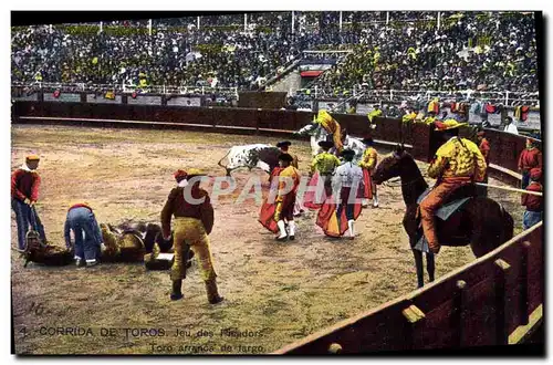 Cartes postales Corrida Course de taureaux Jeu des Picadors