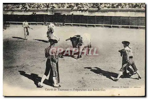 Cartes postales Corrida Course de taureaux Preparation aux banderilles