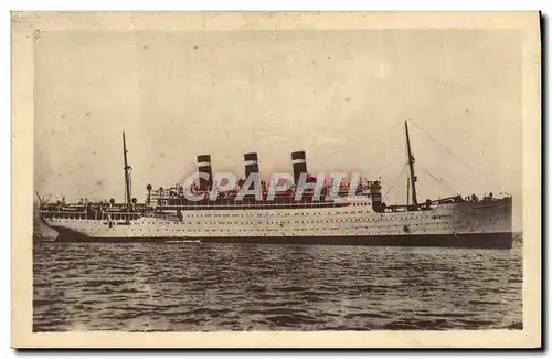 Cartes postales Bateau Paquebot Cie Cyp Fabre SS Providence