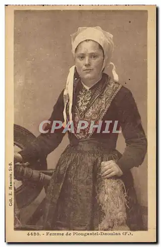 Cartes postales Folklore Femme de Plougastel Daoulas