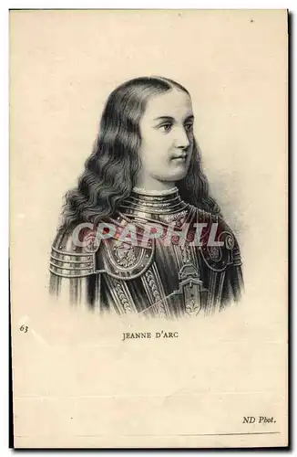 Cartes postales Jeanne d&#39Arc