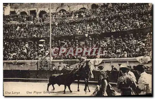 Cartes postales Corrida Course de taureaux Une pique longue