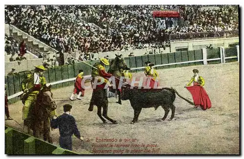 Cartes postales Corrida Course de taureaux Entrando a picar