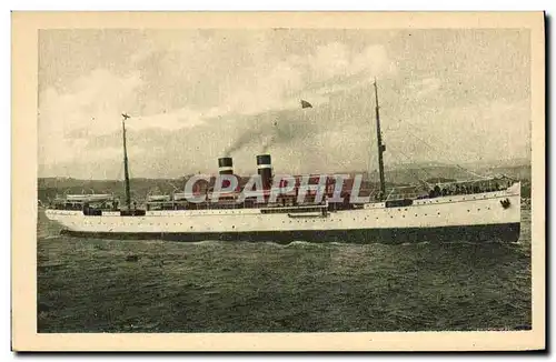 Cartes postales Bateau Paquebot Fabre Line SS Roma