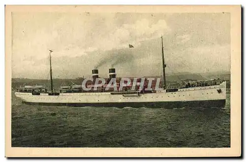 Cartes postales Bateau Paquebot Fabre Line SS Roma