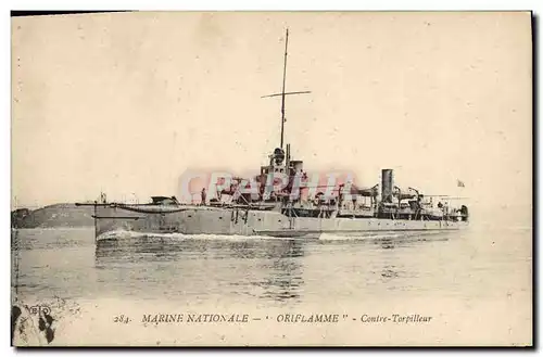 Ansichtskarte AK Bateau Paquebot Contre torpilleur