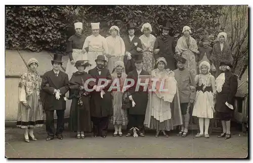 CARTE PHOTO Fantaisie Femme Fete Ste Catherie