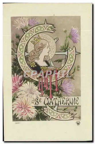 Cartes postales Fantaisie Femme Ste Catherine