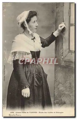 Cartes postales Folklore Jeunes filles de Vannes