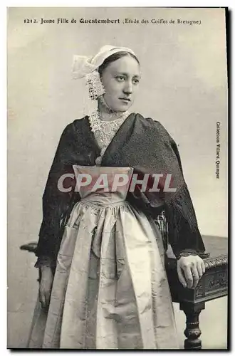 Cartes postales Folklore Jeune fille de Questembert