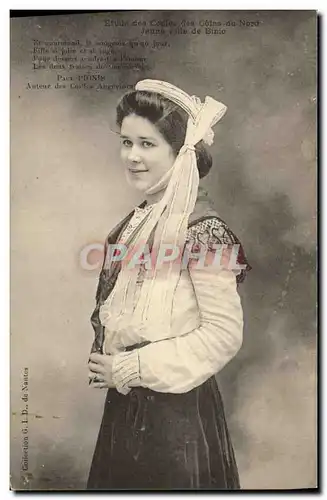 Cartes postales Folklore Jeune fille de Bicnic