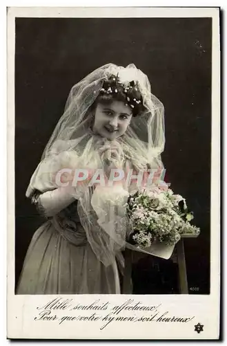 Cartes postales Fantaisie Femme Mariage