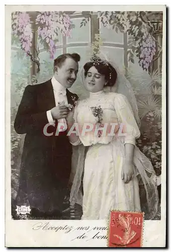 Cartes postales Fantaisie Femme Mariage