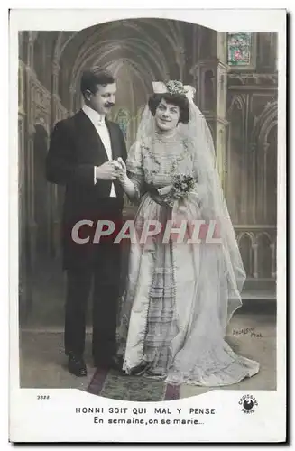 Cartes postales Fantaisie Femme Mariage