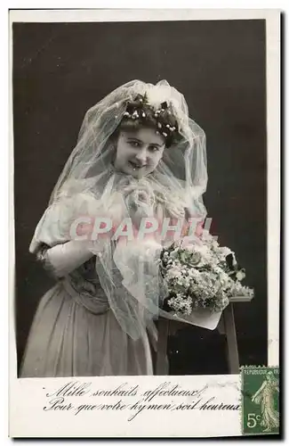 Cartes postales Fantaisie Femme Mariage