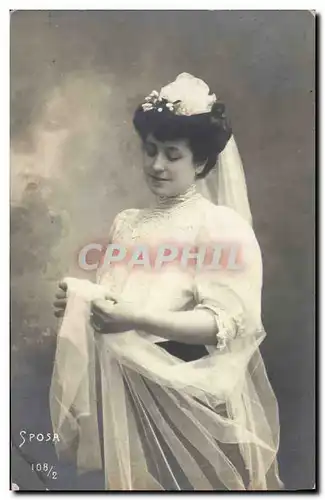 Cartes postales Fantaisie Femme Mariage