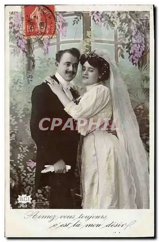 Cartes postales Fantaisie Femme Mariage