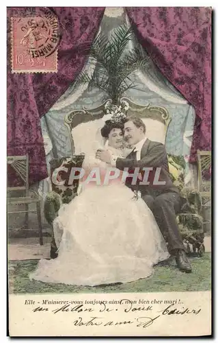 Cartes postales Fantaisie Femme Mariage