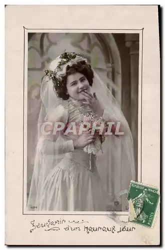 Cartes postales Fantaisie Femme Mariage